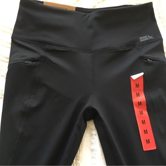 Eddie Bauer trail Black Women's Leggings M - Picture 3 of 8